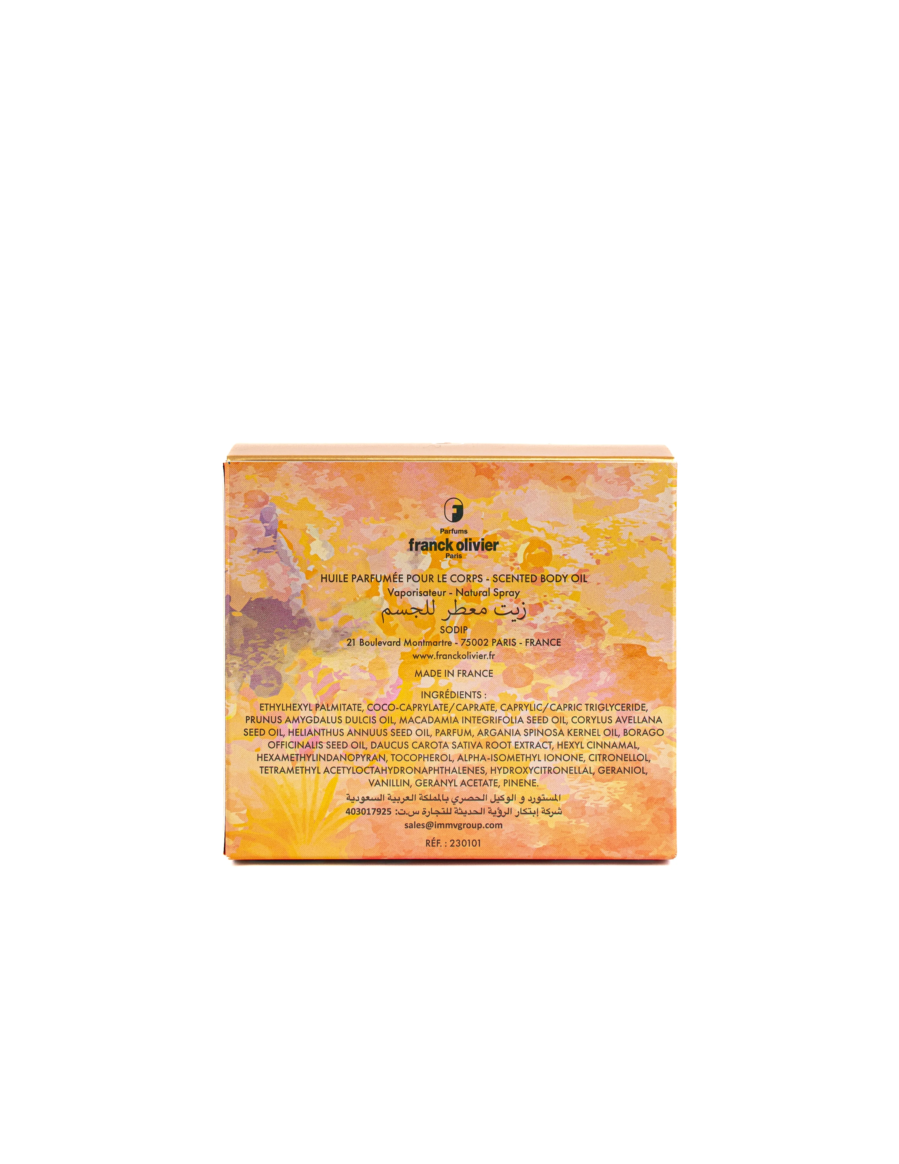 Frank Oliver Body Fragrance Oil 75 ml