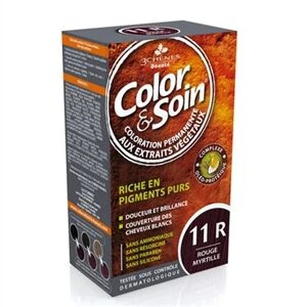 Color And Soin Hair Dye 11 r - Blueberry Red