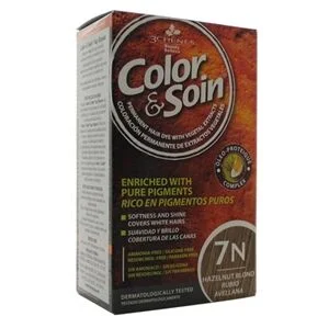 Color And Soin Hair Dye 7 n Hazelnut Blonde