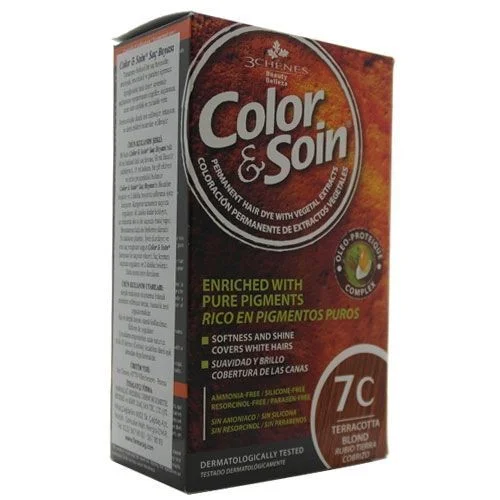 Color and Soin Hair Color 7C Terracotta Yellow