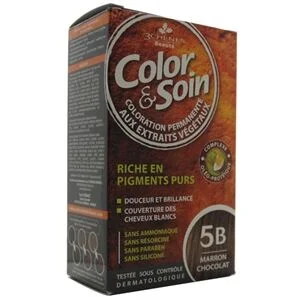 Color and Soin Hair Color 5B Chocolate Brown