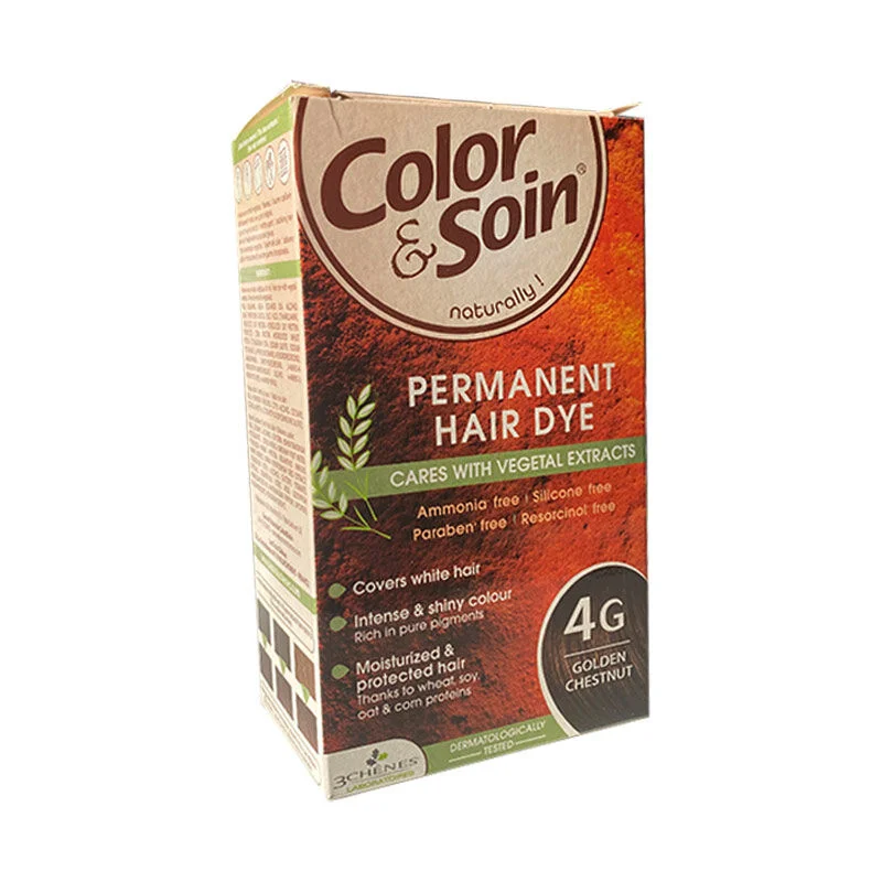 Color And Soin Hair Dye 4 g - Golden Chestnut