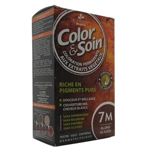 Color and Soin Hair Dye 7M Mahogany Yellow