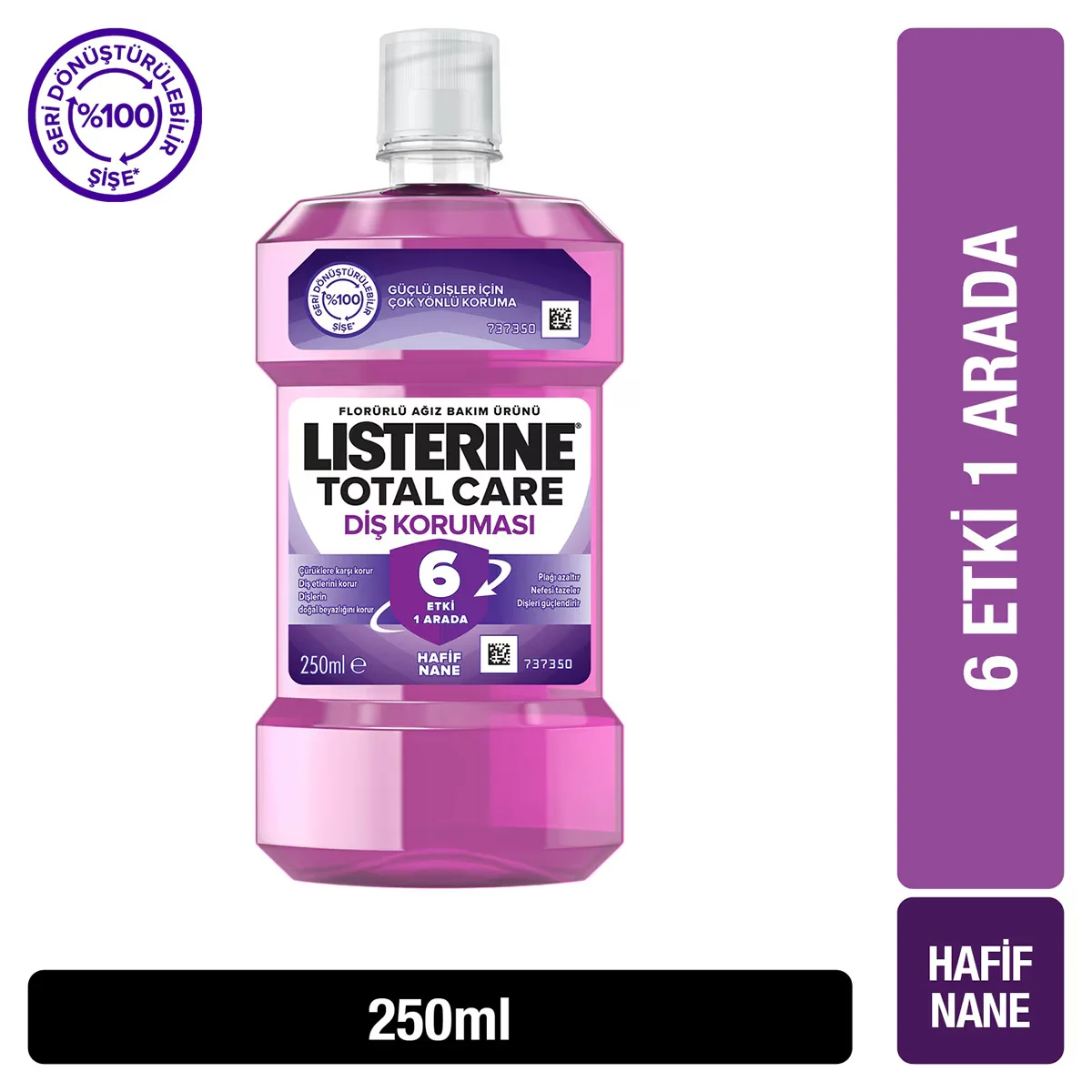Listerine Total Care 6 effects In 1 fresh Mint Mouth Rinse 250 ml