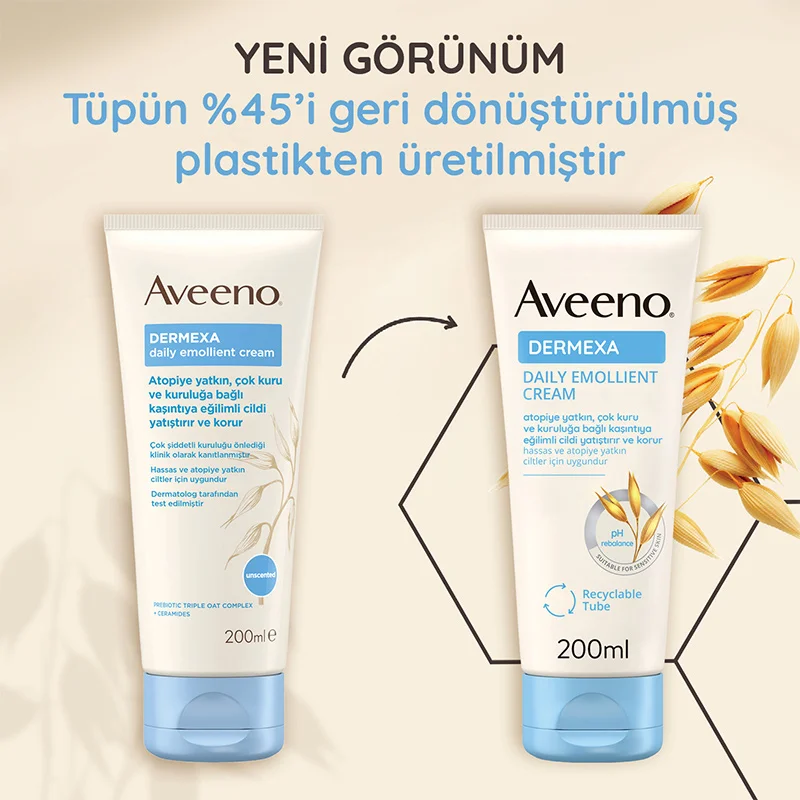 Aveeno Dermexa Tägliche Emollient-Creme 200ml