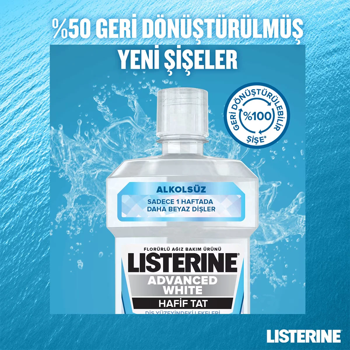 Listerine Advanced White Light Taste 500 ml
