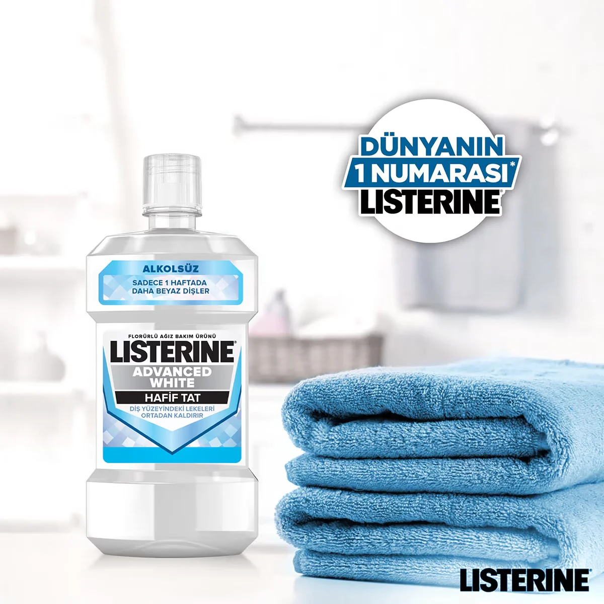 Listerine Advanced White Light Taste 500 ml