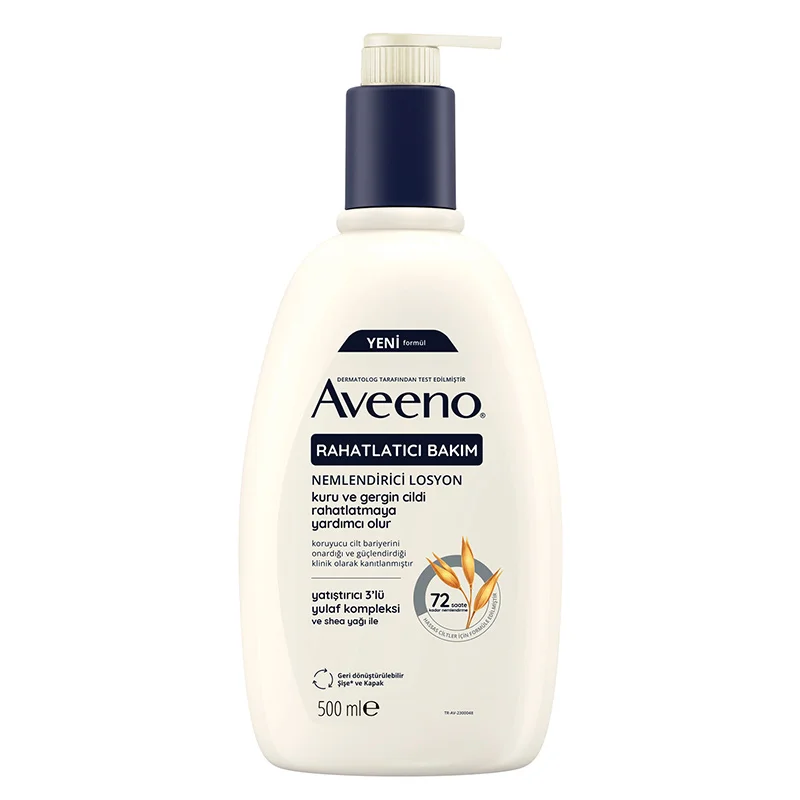 Ощутите 72 часа увлажнения с лосьоном Aveeno для сухой кожи