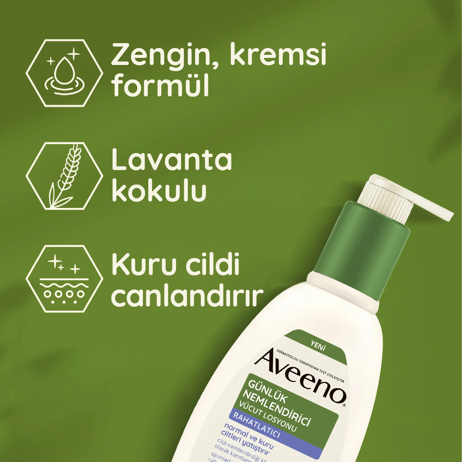 Aveeno Lavendel Tägliche Feuchtigkeitskörperlotion 300ml