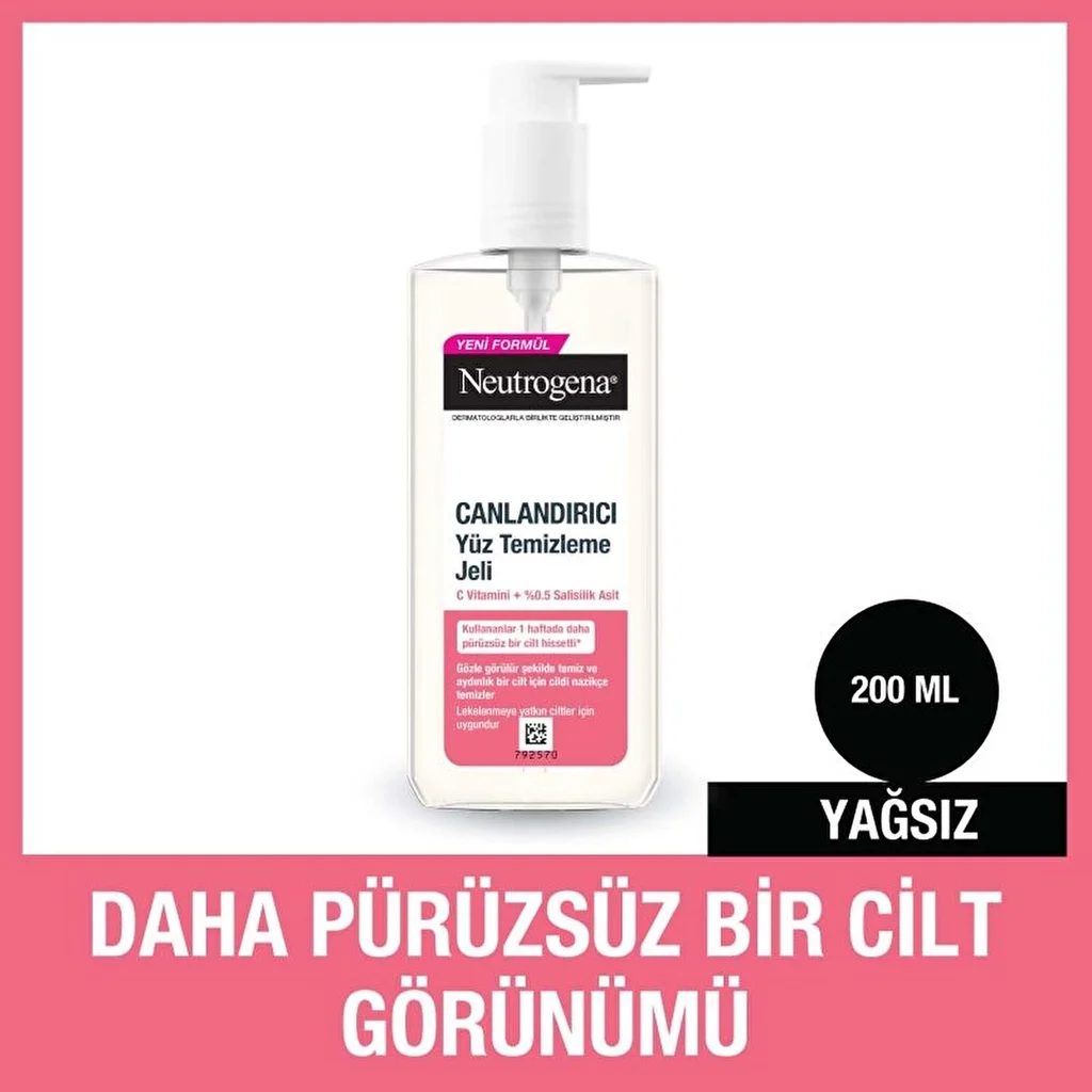 Neutrogena غسول الوجه المنعش الخالي من الزيوت من نيوتروجينا 200 مل