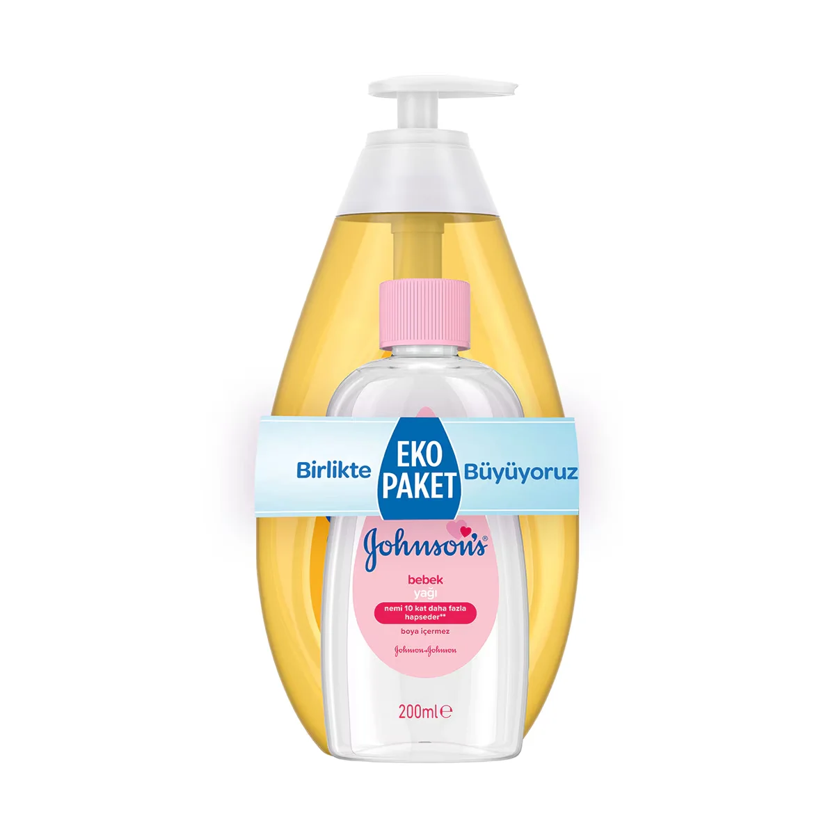 Johnson's Baby Shampoo 750 ml + Oil 200 ml Set