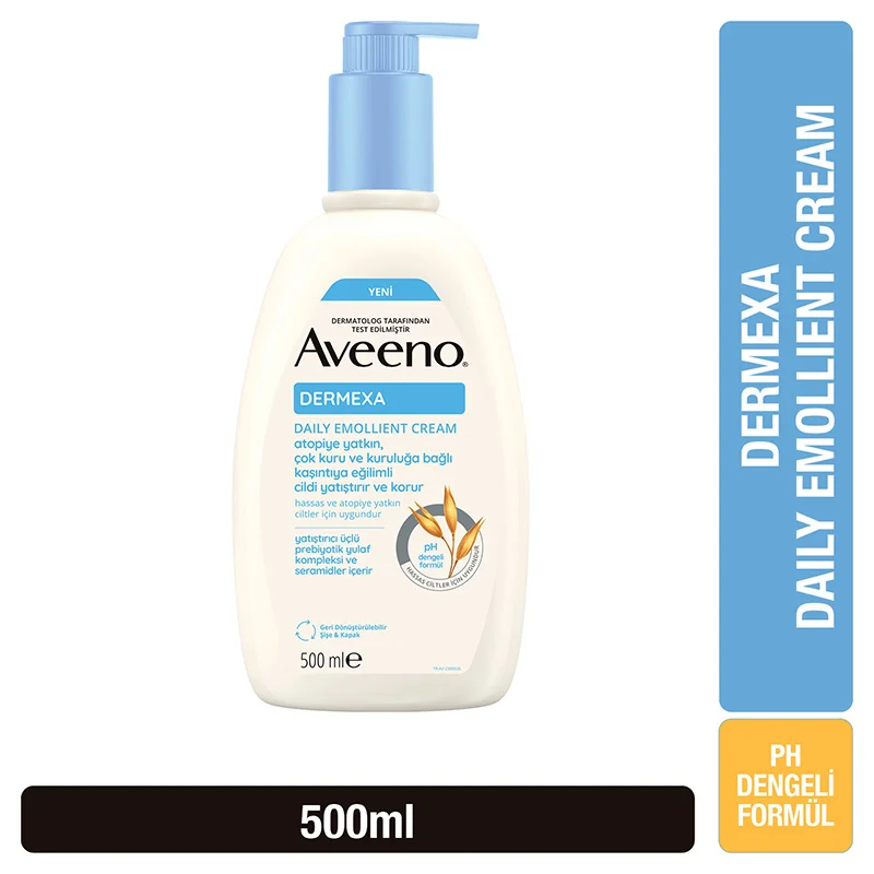 Aveeno Dermexa Tägliche Emollient-Creme - Hydratisierend 500 ml