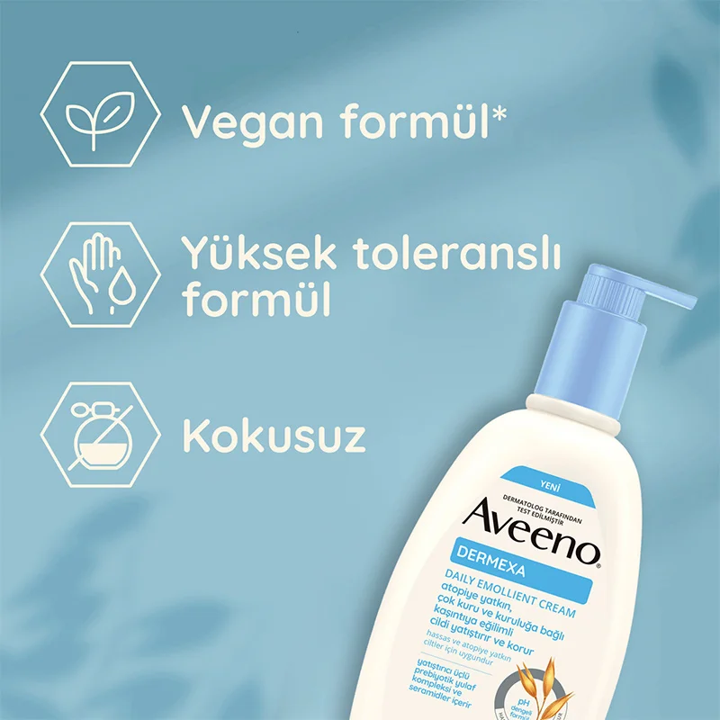 Aveeno Dermexa Tägliche Emollient-Creme - Hydratisierend 500 ml