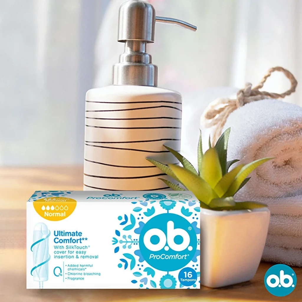 o.b.® ProComfort Normal Tampons für leichte bis mittlere Flüsse 16 Stück