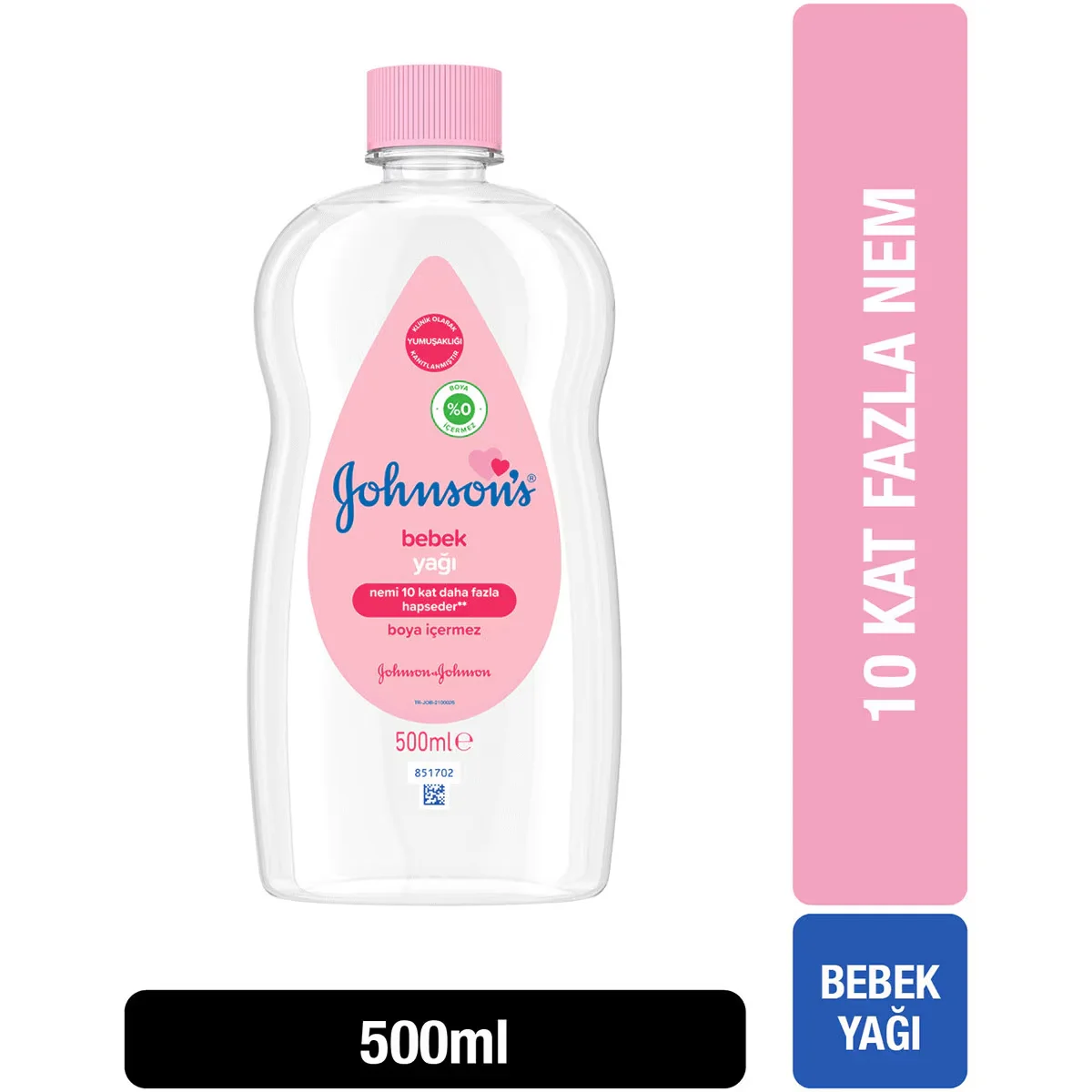 Johnson's Baby Oil 500ml - Hypoallergenic Skin Moisturizer