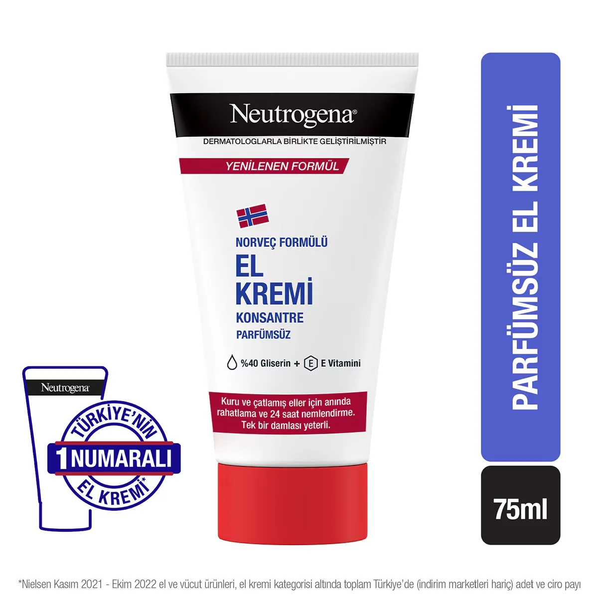 Neutrogena Norwegische Handcreme Unparfümiert 75ml