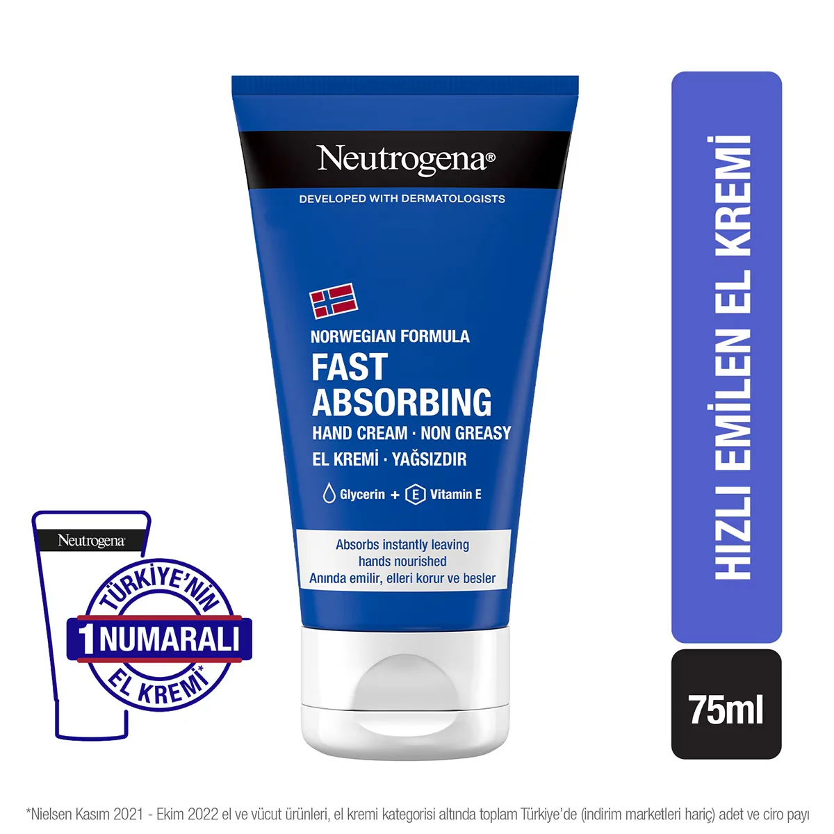 Neutrogena Fast Absorbing Hand Cream 75 ml