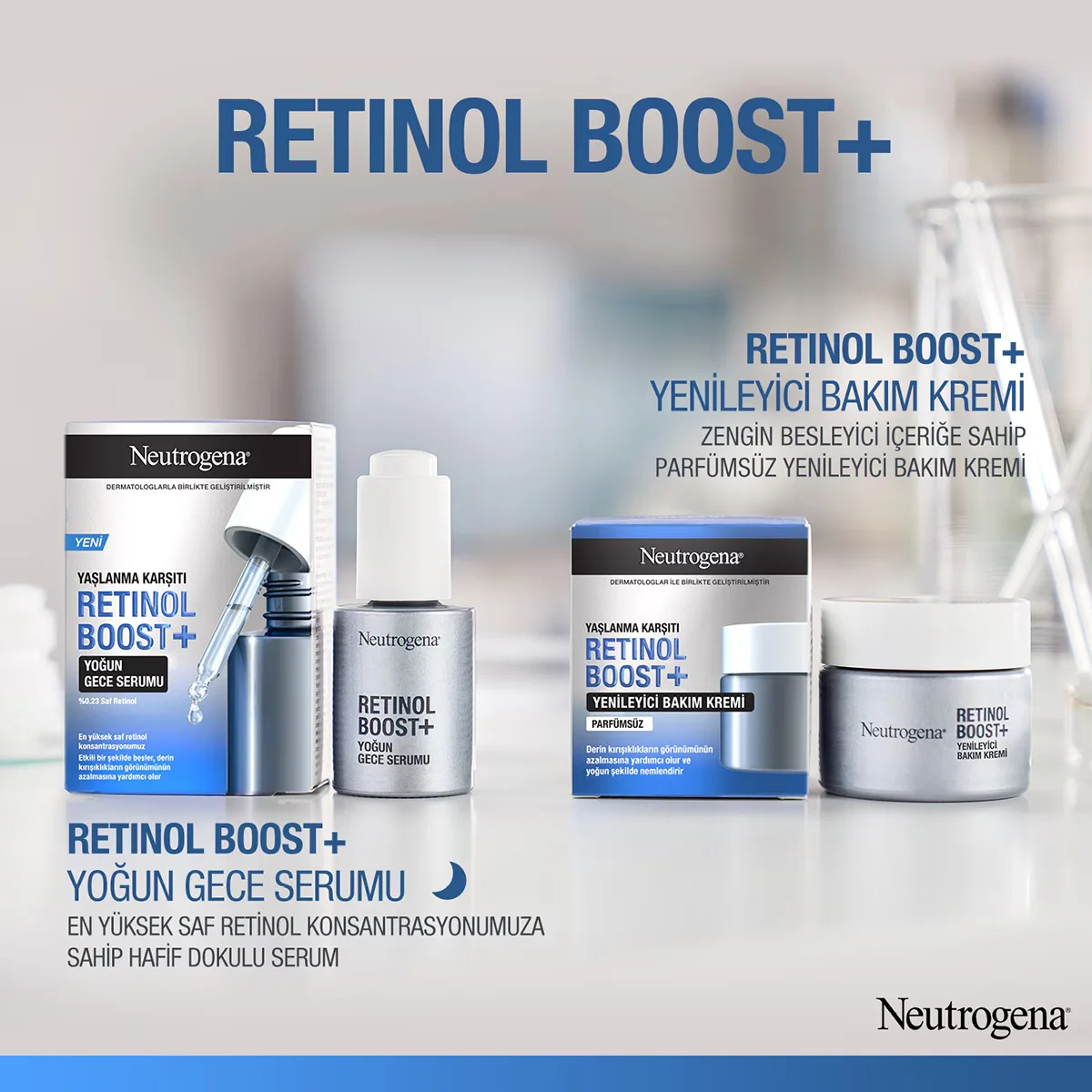 Ночной сыворотка с ретинолом Neutrogena Boost+ 30 мл
