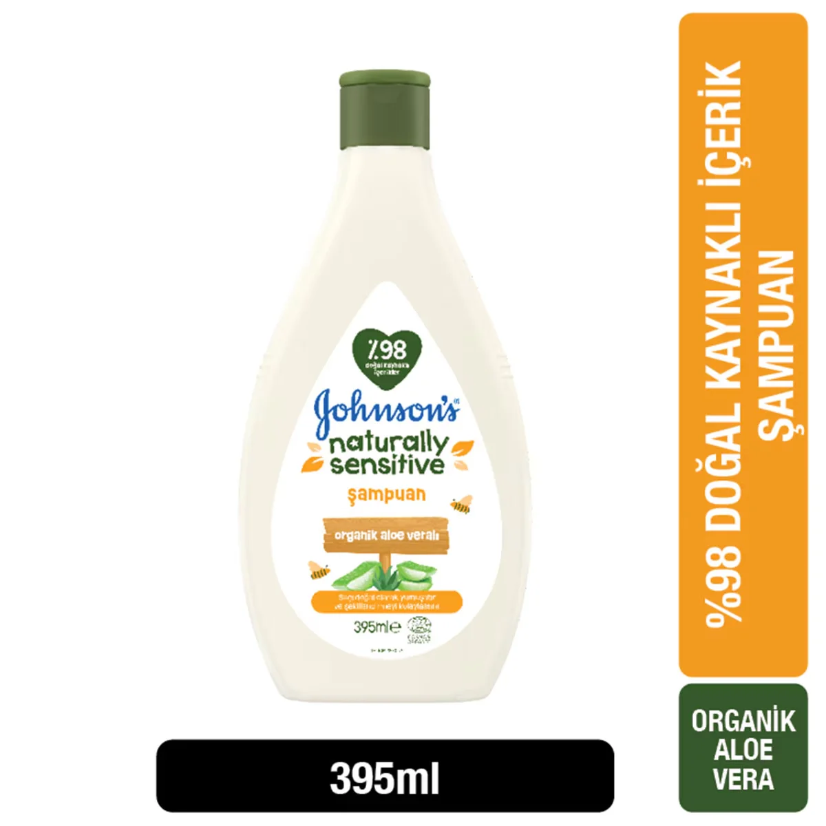 Шампунь Johnson's Naturally Sensitive 395 мл