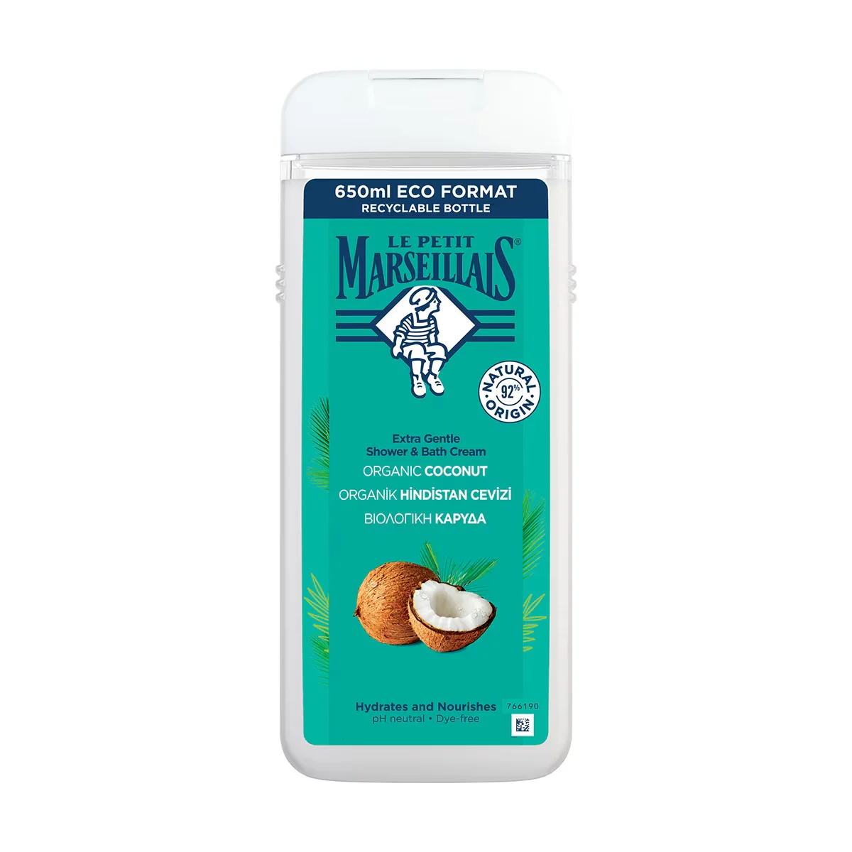 Le Petit Marseillais Shower Gel Coconut 650 ml