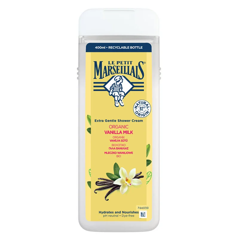 Le Petit Marseillais Duschgel mit Bio-Vanillemilch 400ml
