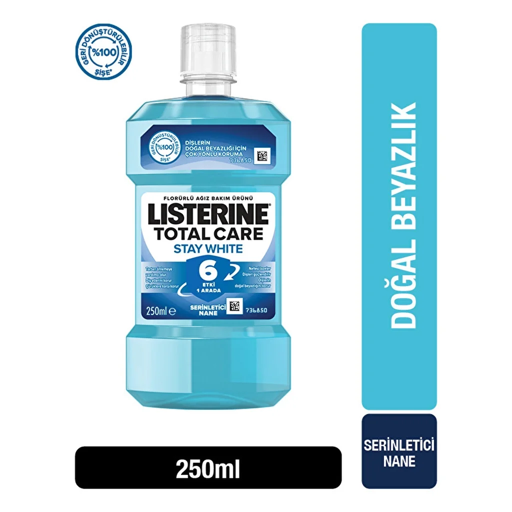 Обретите белизну и свежесть с Listerine Total Care Stay Whit