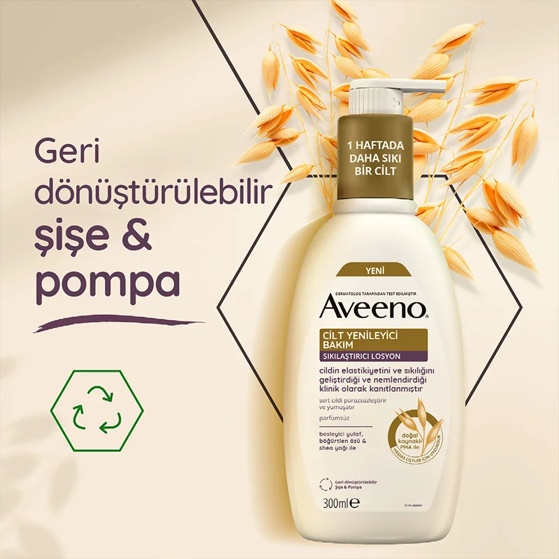 Aveeno Hauterneuerung Festigende Lotion 300ml