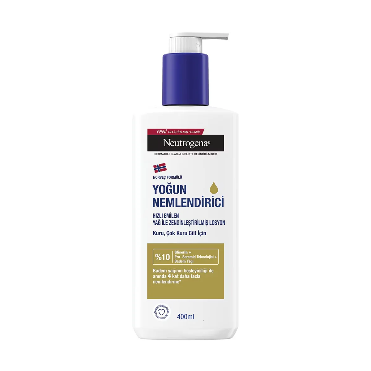 Neutrogena Intensiv Feuchtigkeit Öl-angereicherte Lotion 400ml