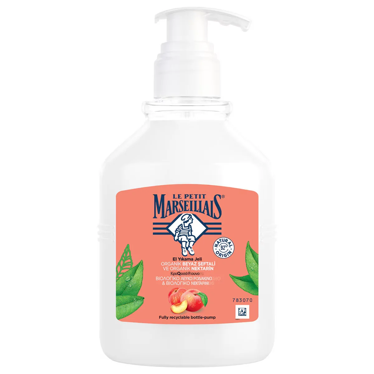 Жидкое мыло Organic Белый персик и Нектарин 500 мл от Le Petit Marseillais