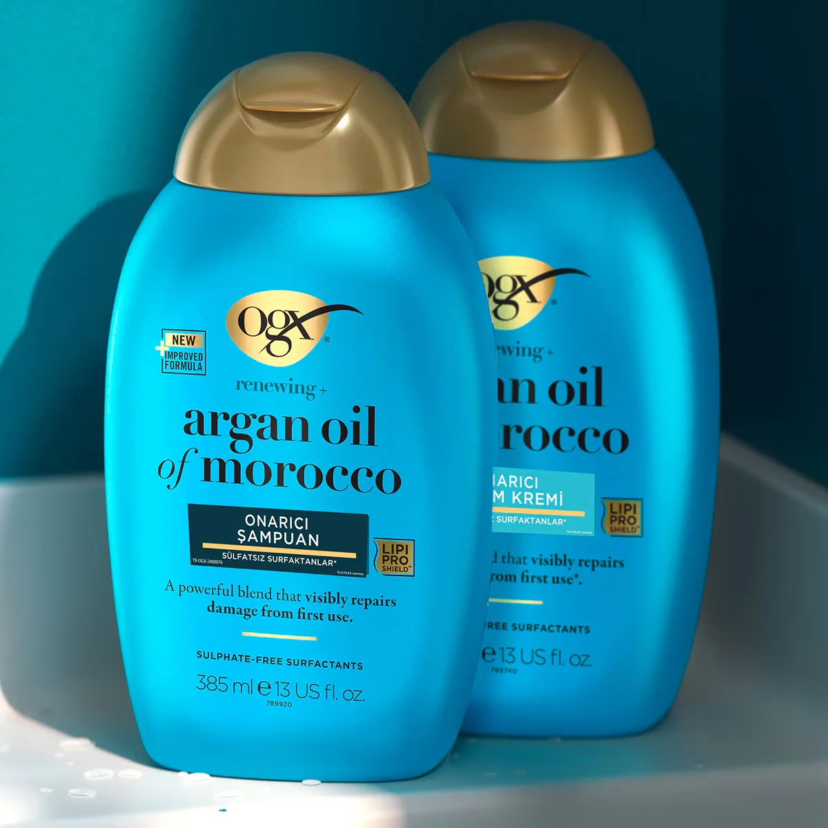 Ogx كريم أو جي إكس للعناية بالشعر بزيت الأرغان المغربي المرطب والمنشط للغاية 385 مل