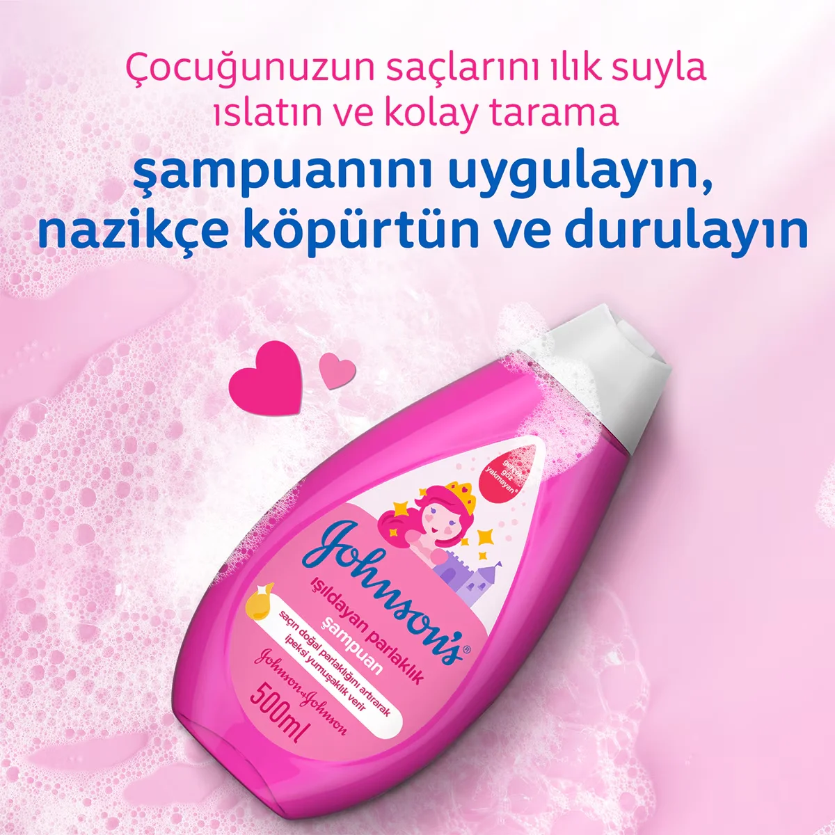 Обеспечьте Сияющий Блеск и Мягкость Волос с Johnson's Baby