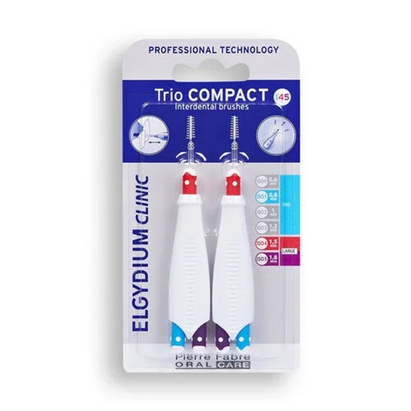 Pierre Fabre Oral Care Elgydium Clinic Triocompact Mixt Large Wide Mix Interdental Brush