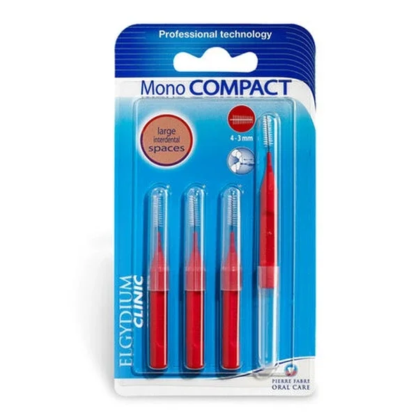 Pierre Fabre Oral Care Elgydium Clinic Monocompact Red Red Interdental Brush