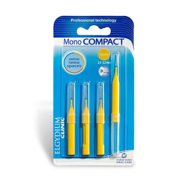 Pierre Fabre Oral Care Elgydium Clinic Monocompact Yellow Yellow Interdental Brush