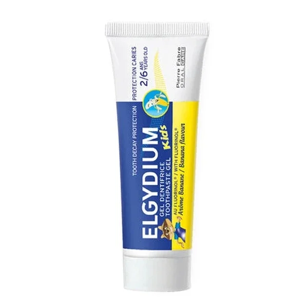 Pierre Fabre Oral Care Elgydium Banana Flavored Children's Toothpaste 2-6 years 50 ml