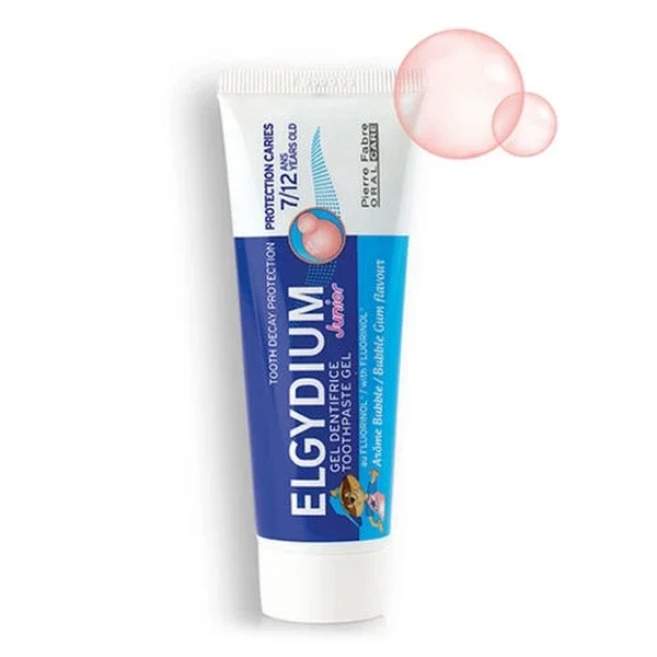 Pierre Fabre Oral Care Elgydium Bubble Gum Flavored Toothpaste 7-12 years Old 50 ml