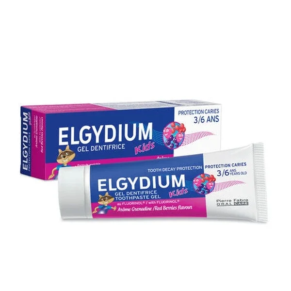 Pierre Fabre Oral Care Elgydium Red Fruits Flavored 3-6 years Old Children's Toothpaste 50 ml
