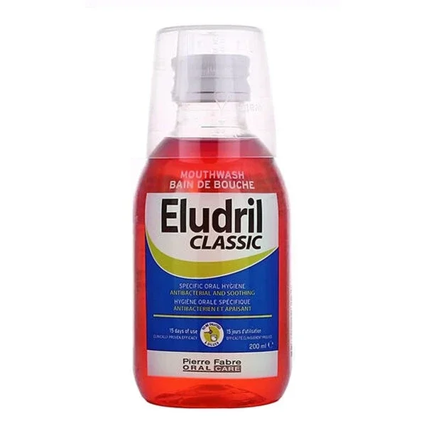 Eludril Classic Mouthwash 200ml - Antiseptic Oral Care Solution