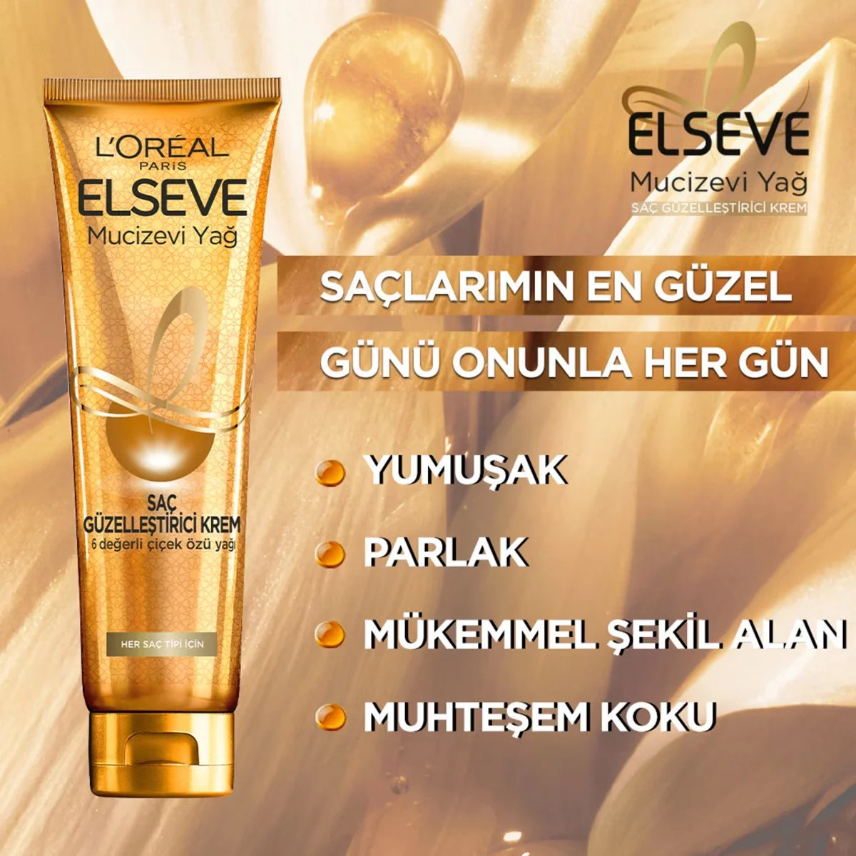 L'Oréal Paris Elseve Miraculous Oil Hair Beautifying Cream 150 ml
