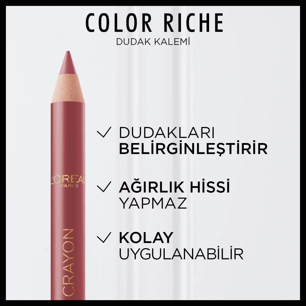 L'Oréal Paris Color Riche Lippenstiftstift 635 - Vitamin E, Definieren Sie die Lippen