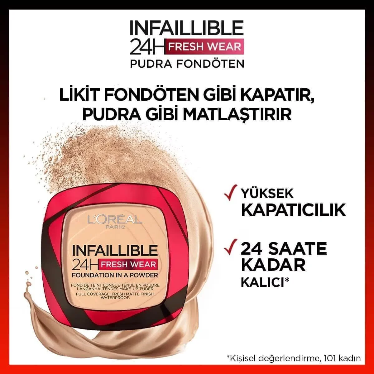 L'Oréal Paris Infaillible 24 ч Свежий Финиш 9 г - 040 кашемир