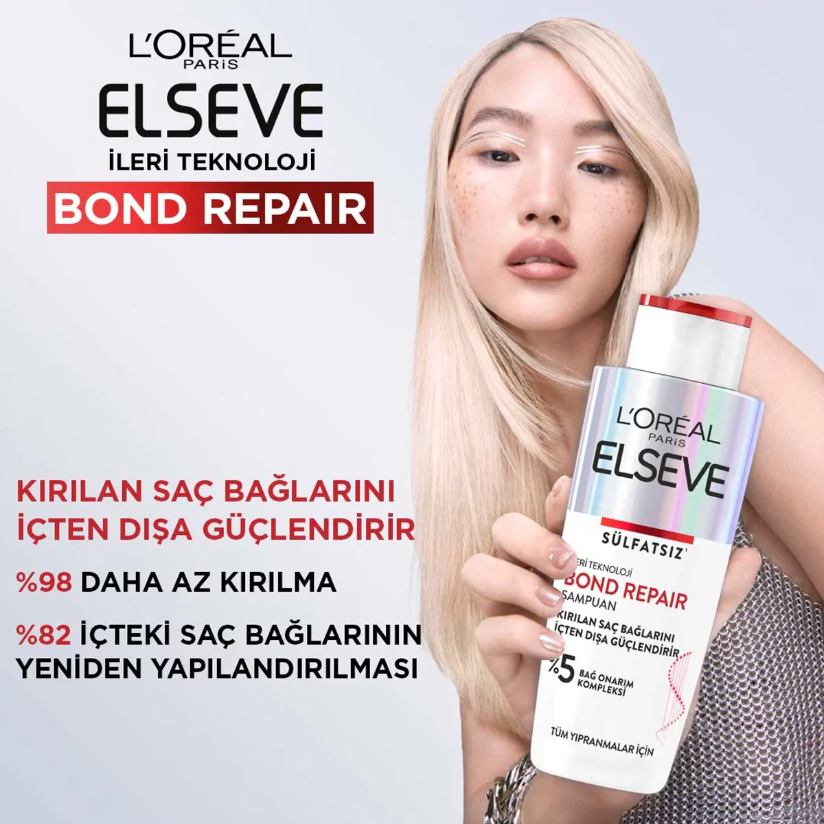 L'Oréal Paris Elseve Bond Repair Shampoo ohne Sulfate 200ml