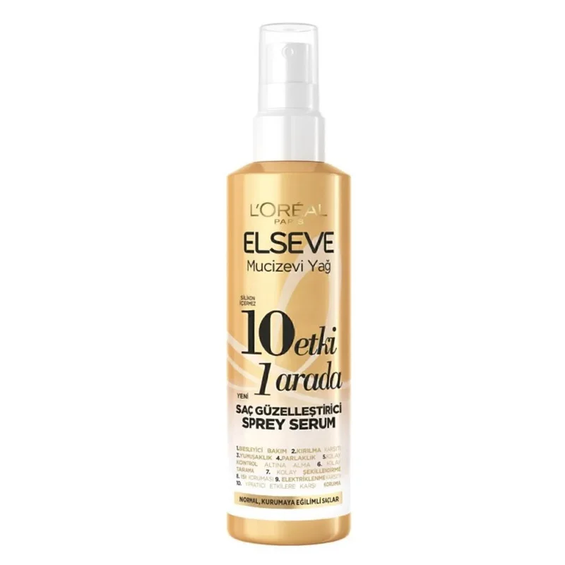 Verwandeln Sie Ihr Haar: Elseve Wunderöl Spray-Serum 10-in-1