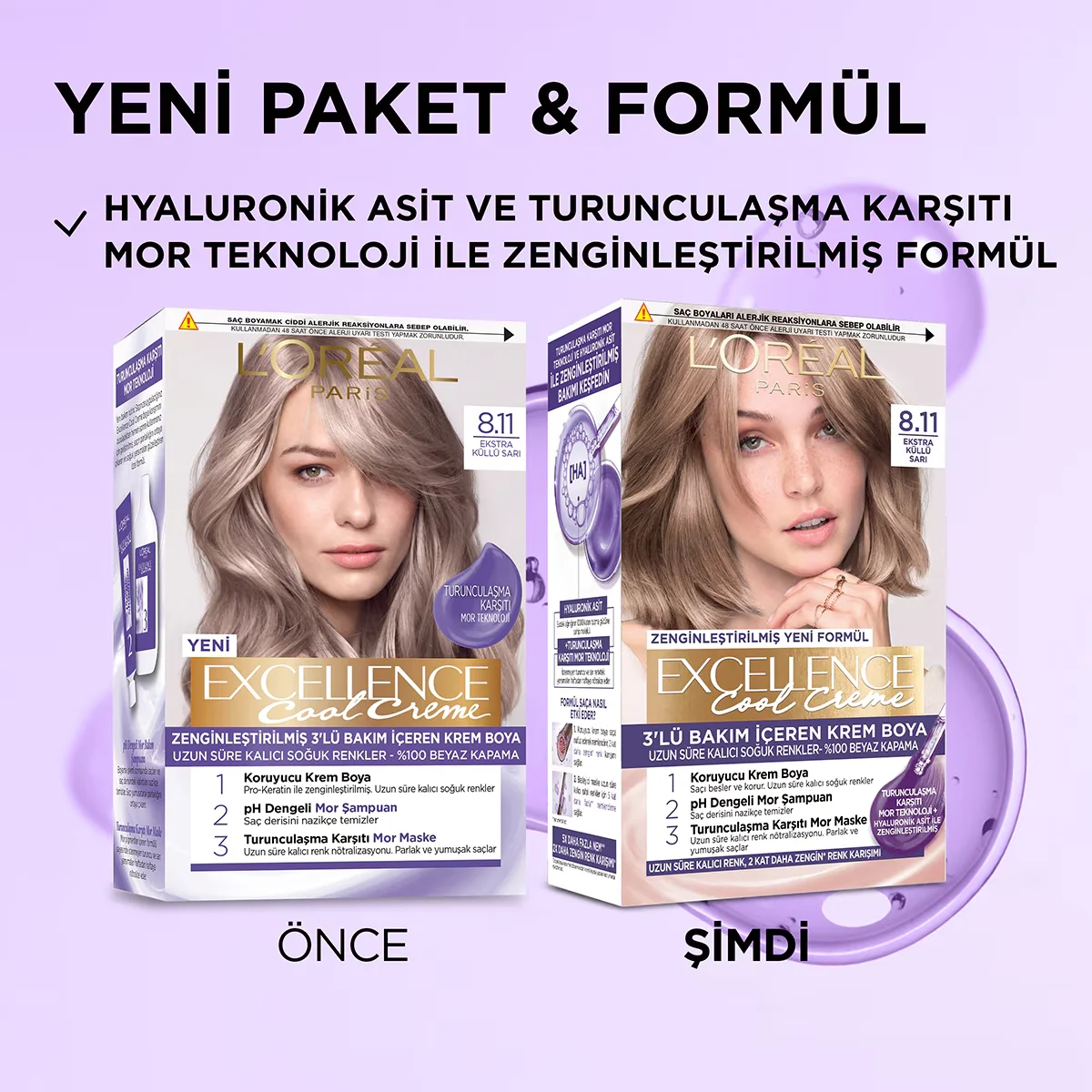 L'Oreal Paris Excellence 8.11 Extra Aschblond Haarfarbe