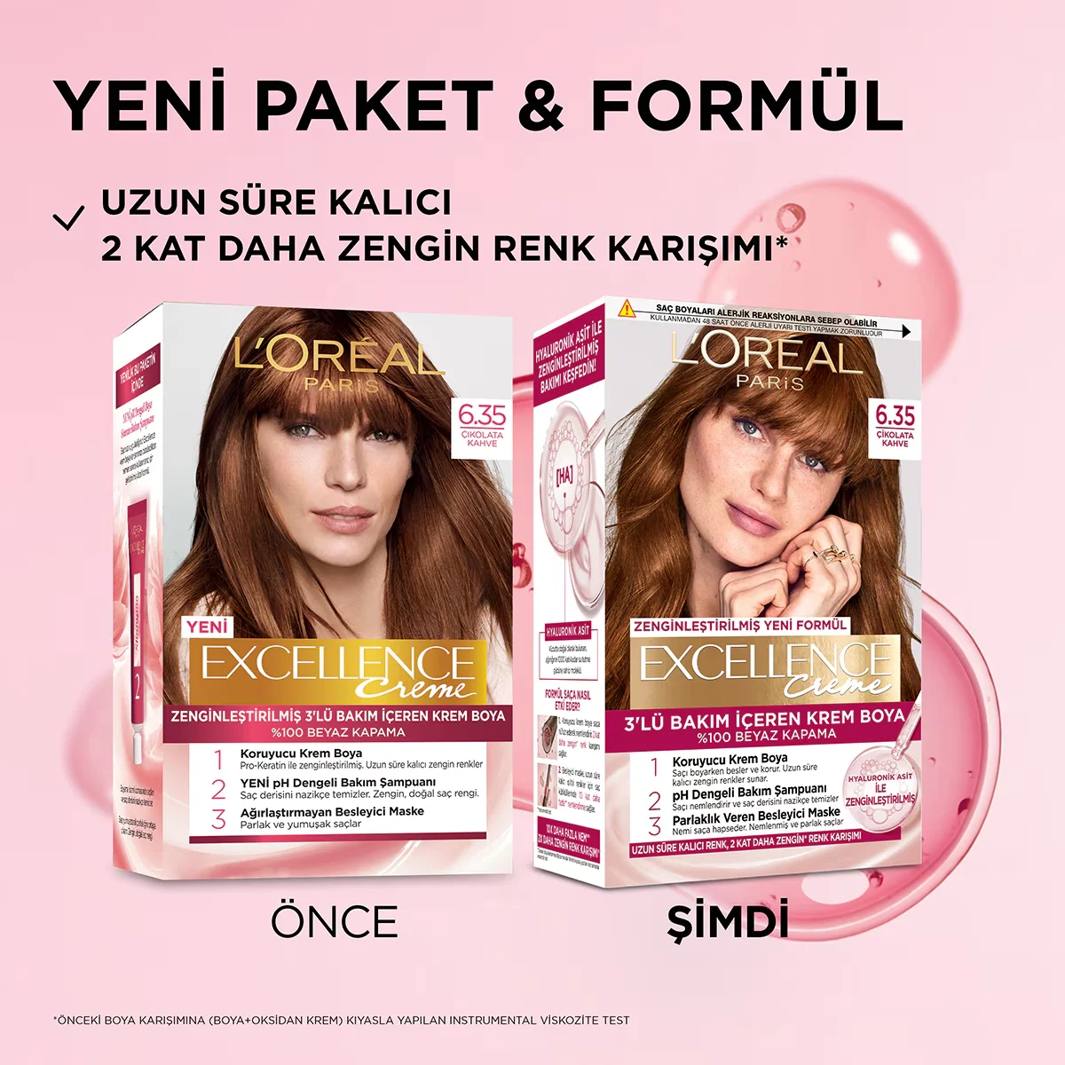 L'Oreal Paris Excellence Crème 6.35 Schokoladenbraun Haarfarbe