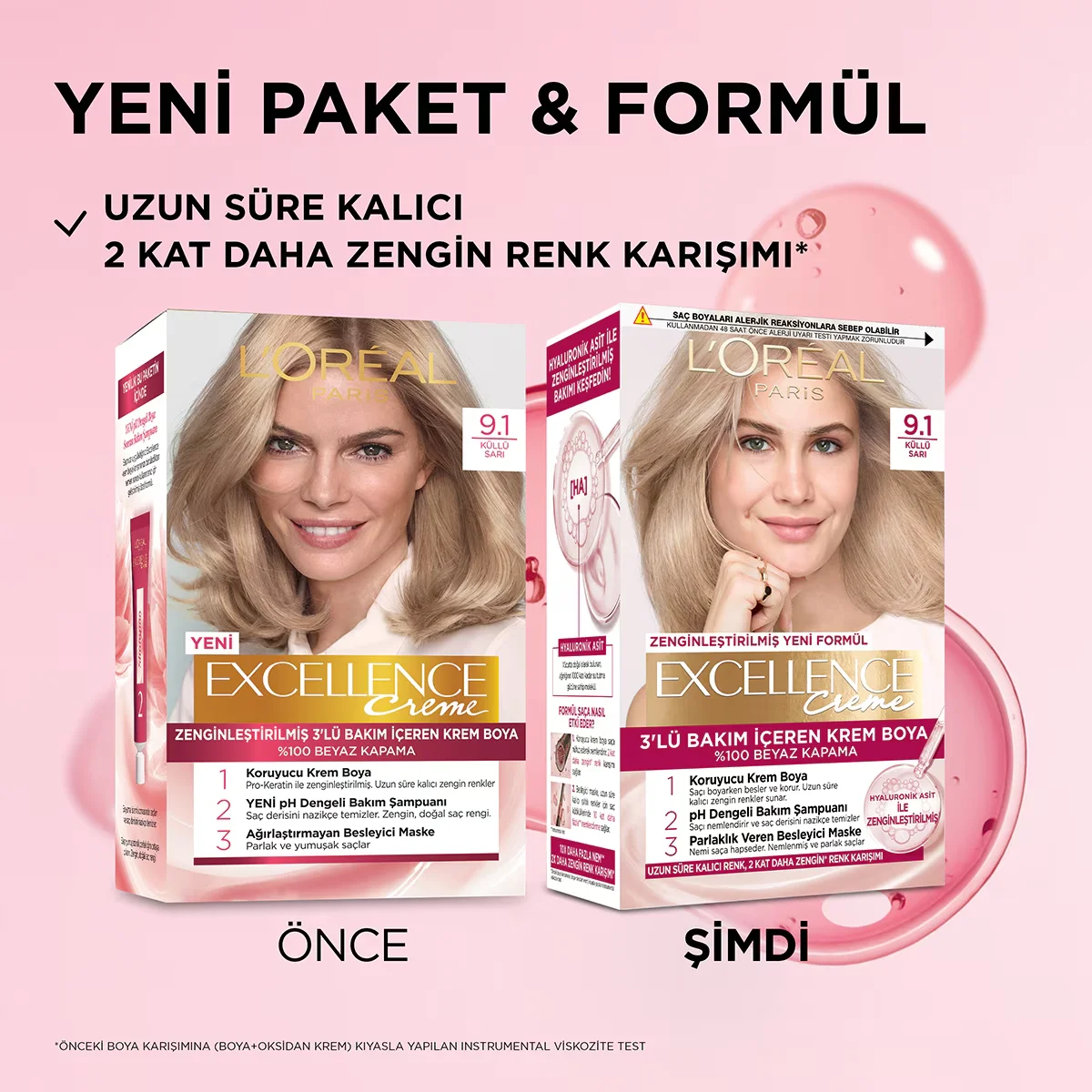 L'Oréal Paris Excellence 9.1 Aschblond Haarfarbe