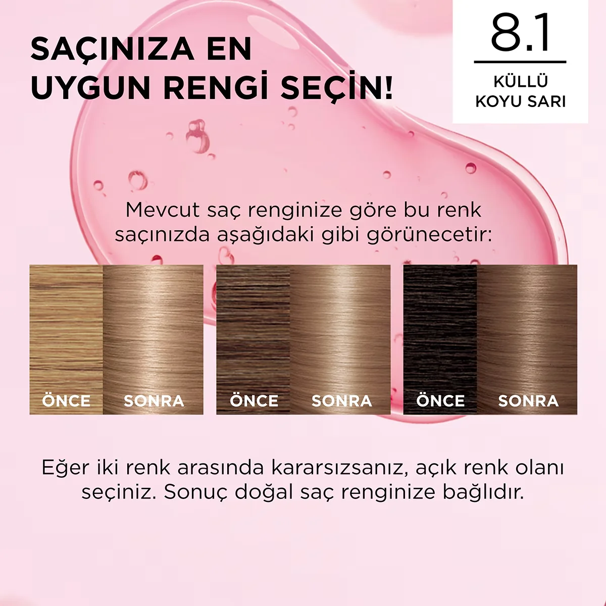 L'Oréal Paris Excellence Creme Hair Dye - 8.1 ashy Dark Blonde