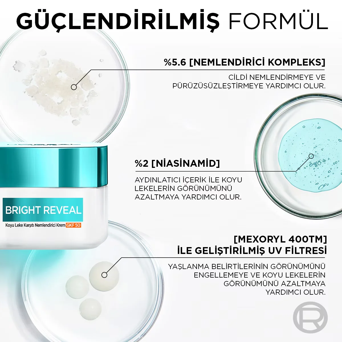 Loreal Paris Bright Reveal Anti-Dark Spot Moisturizing Cream GFK50 50ml
