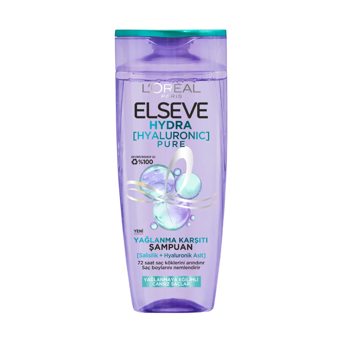 Elseve Hydra Hyaluronic Pure Anti-oily Shampoo 300 ml
