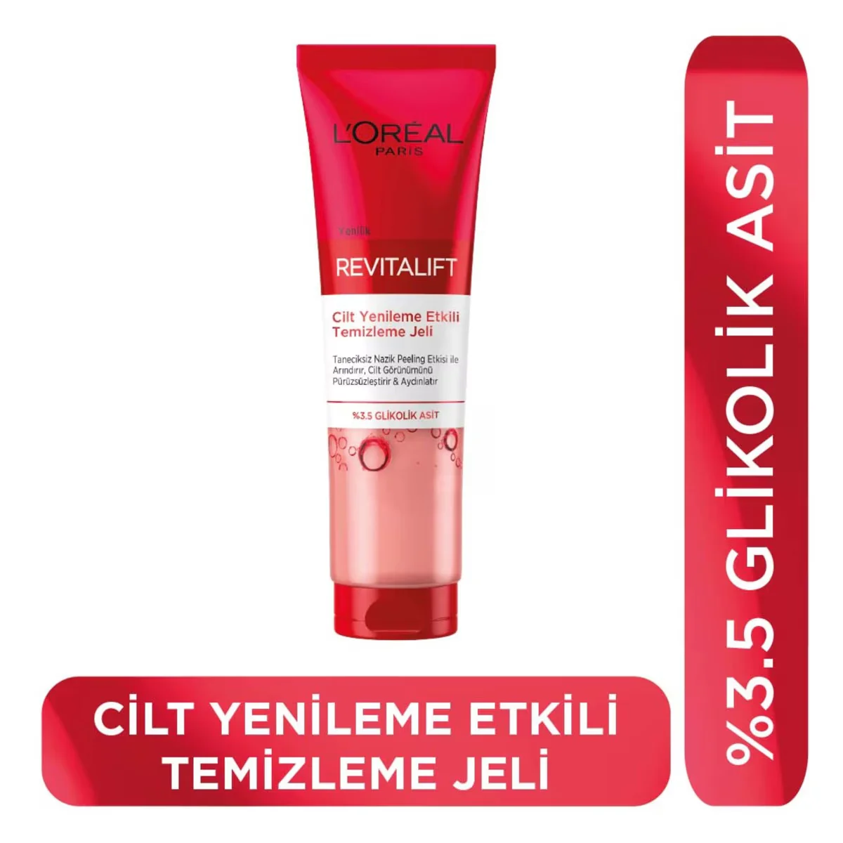 L'Oréal Paris Revitalift Skin Renewal Effective Cleansing Gel 150 ml (glycolic Acid)